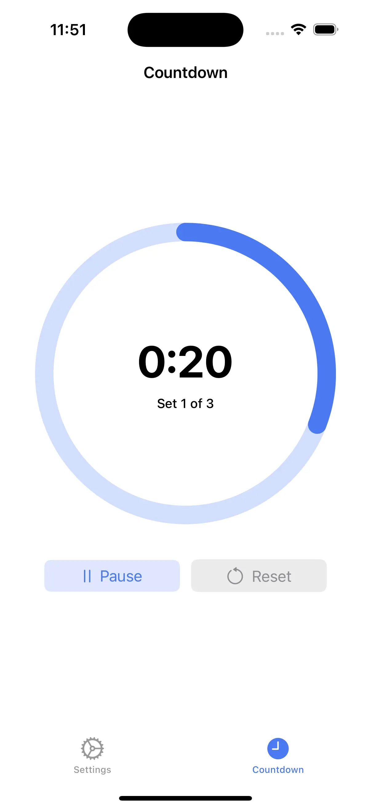 Oft: Fitness Timer illustration.